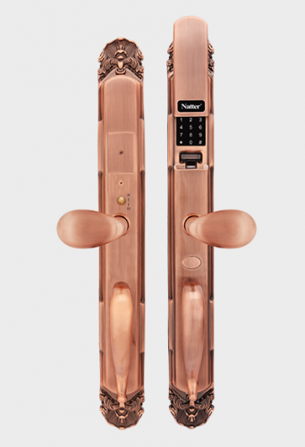 FL-63智能指紋鎖（紅古）