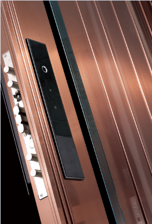 防盜門與智能鎖的搭配